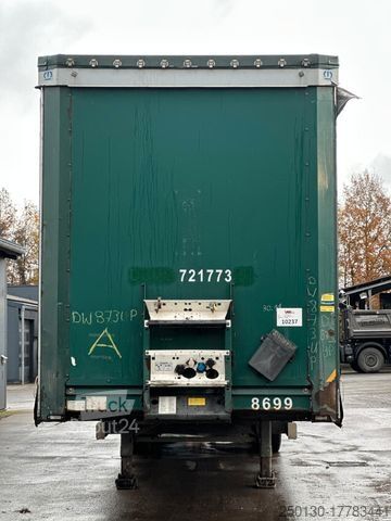 Open oplegger met zeil KRONE SD Pritsche + Plane Edscha-Verdeck