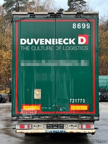 Open oplegger met zeil KRONE SD Pritsche + Plane Edscha-Verdeck