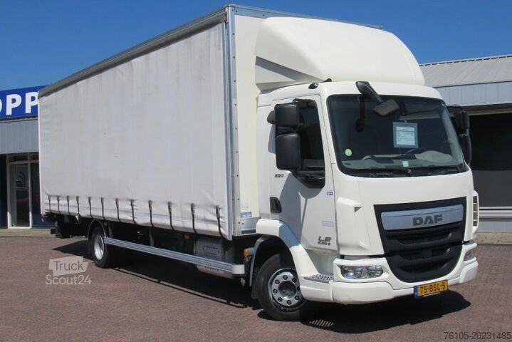 Telone scorrevole DAF LF 250 250 bak + klep + schuifzeil E6