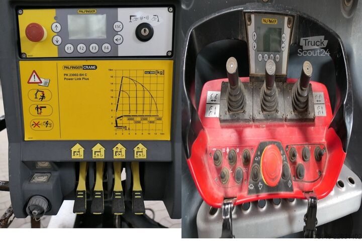 Tresidig tippbil MAN 26.480 TGS, Palfinger PK23002-SH, abnehmbar,Funk
