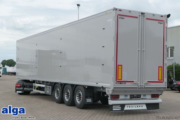 Semitrailer med walking floor KNAPEN K 100, 92m³, 10mm Boden, Funk, Luft-Lift, SAF