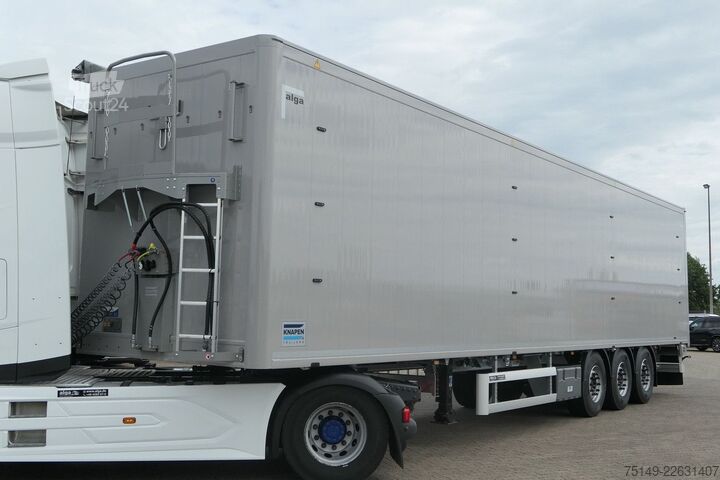 Semitrailer med walking floor KNAPEN K 100, 92m³, 10mm Boden, Funk, Luft-Lift, SAF