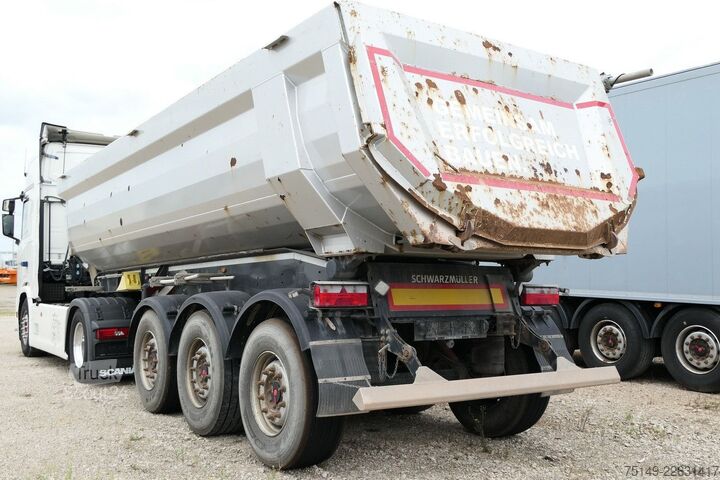 Semiremorcă basculantă SCHWARZMÜLLER K-SERIE, Hardox, Stahl, 26m³, SAF, Luft-Lift