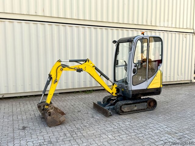 Minikotró WACKER Neuson ET16 / 2019 BJ / 1.520 H / 3x Löffel
