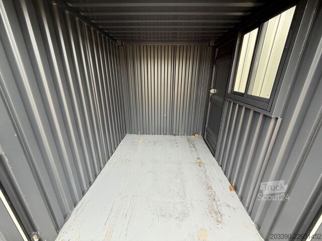 Kitas  8 Fuß Container , Neuwertig, Seitentür & Fenster