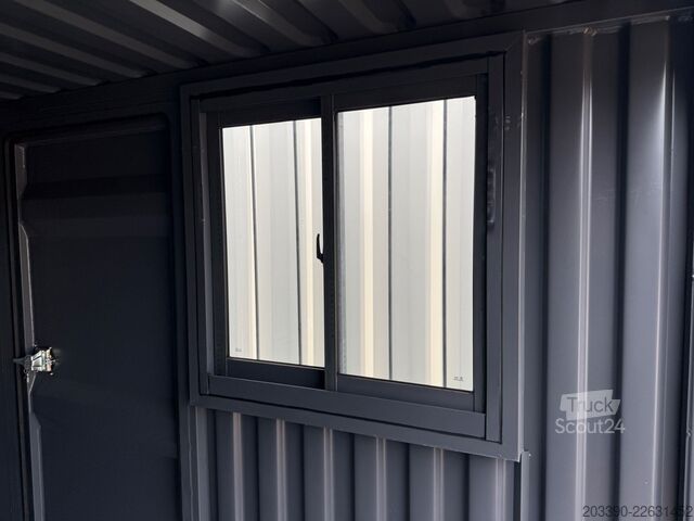 Kitas  8 Fuß Container , Neuwertig, Seitentür & Fenster