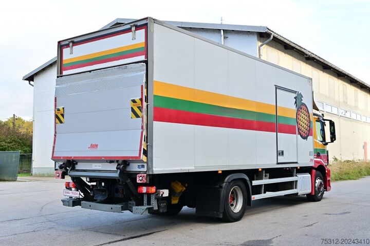 Camion plateau avec bâche Mercedes-Benz Antos 1843  E6 Thermo King T-800R LBW