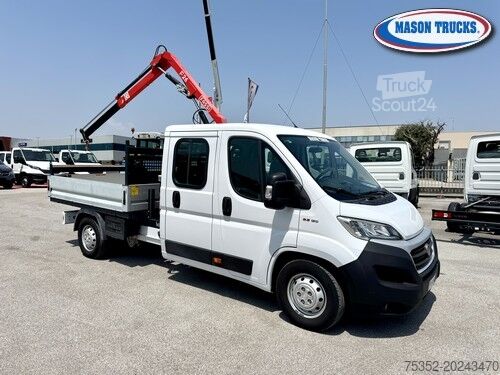Furgon cu macara montată pe camion FIAT DUCATO MAXI 130 MTJ DOPPIA CABINA