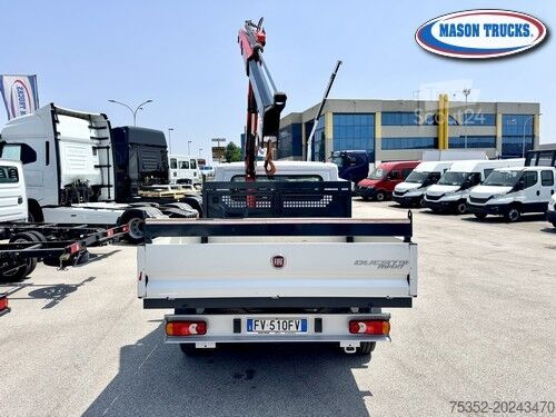 Kamyon üzerine monte vinçli panelvan FIAT DUCATO MAXI 130 MTJ DOPPIA CABINA