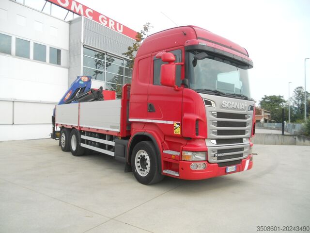 Grúa montada sobre camión SCANIA R480
