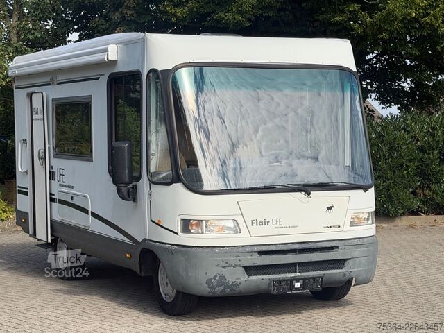 Integriertes Wohnmobil NIESMANN+BISCHOFF Fiat 2.5 D Flair Life Hubbett Kamera Ahk