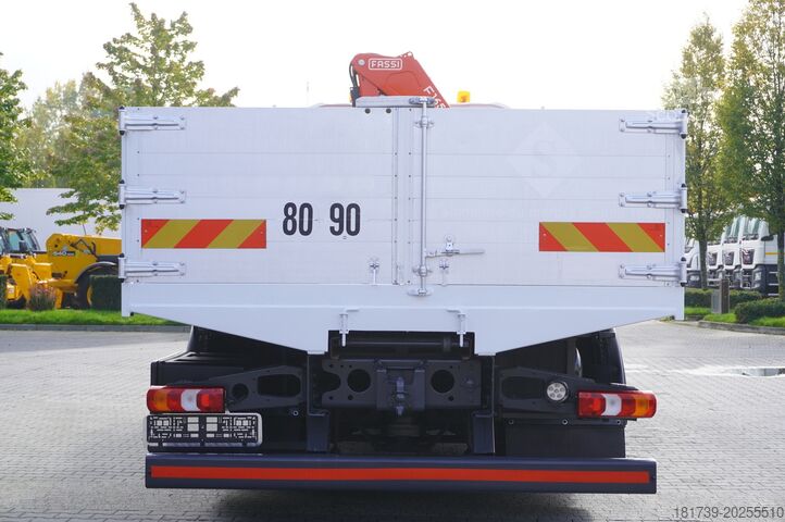 Platforma z dźwigiem Mercedes-Benz Antos 2540 / Flatbed 15 EPAL/ Fassi F165