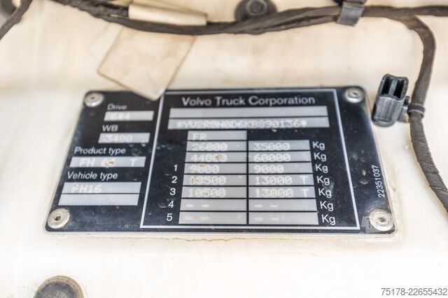 Standard-SZM VOLVO FH4 GLOBE 16.550 (16 L.) +VOITH+HYDR