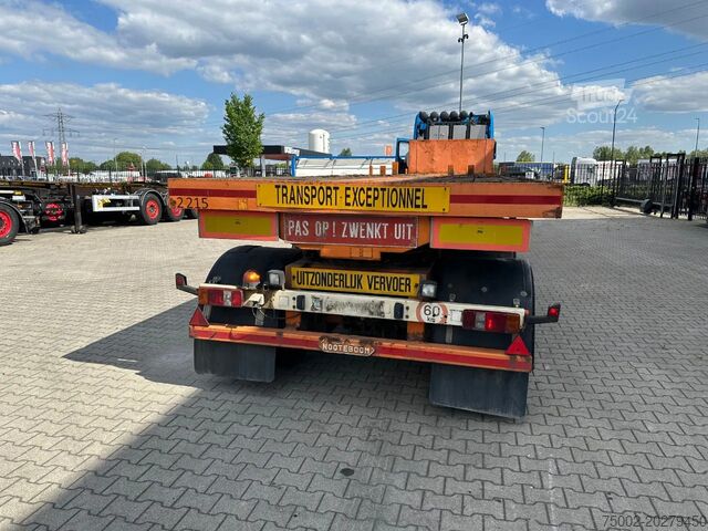 Platform römorku Nooteboom OVB-73-04, 73 tons Ballast trailer, 4 axles, 3 ...