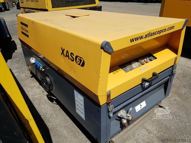 Compressore frigorifero Atlas Copco XAS 67 DD - N - G BOX