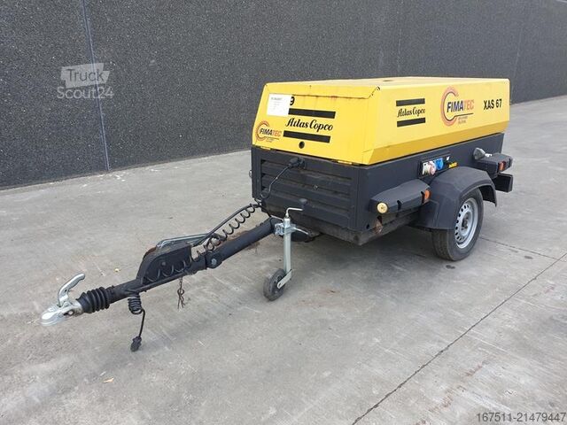 Compressore frigorifero Atlas Copco XAS 67 DD - G