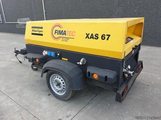 Compressore frigorifero Atlas Copco XAS 67 DD - G