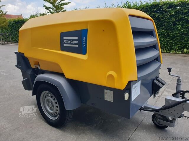Compressore frigorifero Atlas Copco XAS 68 KD