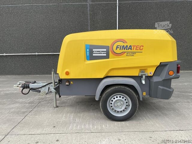 Compressore frigorifero Atlas Copco XAS 68 KD - N WHEELS W.B. DIN EYE