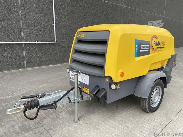 Compressore frigorifero Atlas Copco XAS 68 KD - N WHEELS W.B. DIN EYE