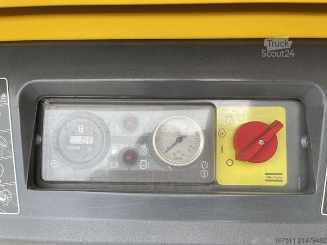 Compressore frigorifero Atlas Copco XAS 68 KD - N WHEELS W.B. DIN EYE
