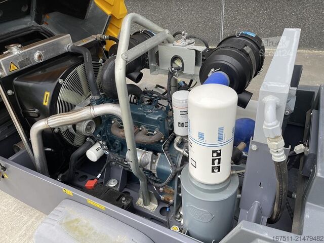 Compressore frigorifero Atlas Copco XAS 68 KD - N WHEELS W.B. DIN EYE