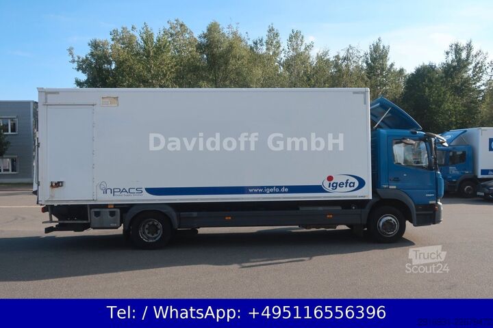Škatlasti tovornjak MERCEDES-BENZ Nr.W137 Atego 1327 1.Hand / Ladeboard / Luftf.