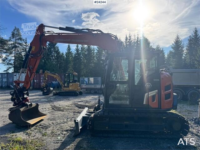 ķēžu ekskavators Hitachi ZX95US-7 Excavator w/ Rototilt w/ grab – 2 buckets