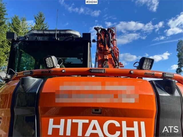 Vikšrinis ekskavatorius Hitachi ZX95US-7 Excavator w/ Rototilt w/ grab – 2 buckets