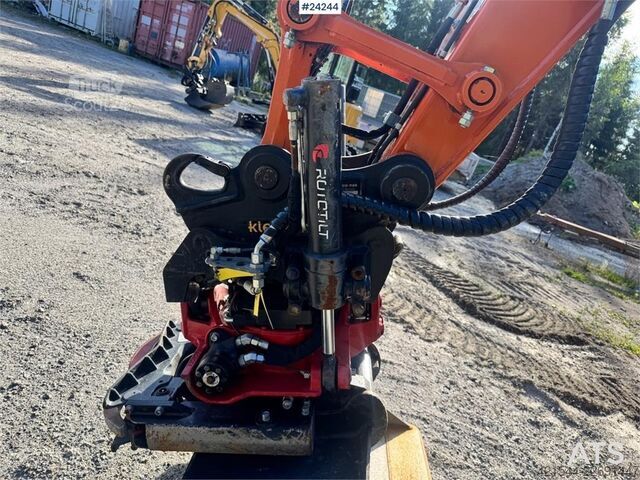 Vikšrinis ekskavatorius Hitachi ZX95US-7 Excavator w/ Rototilt w/ grab – 2 buckets