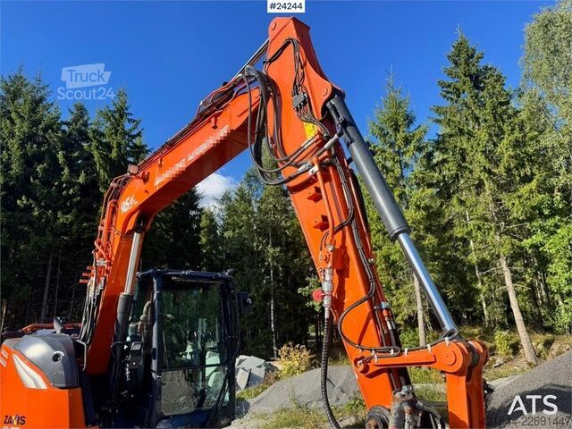 Vikšrinis ekskavatorius Hitachi ZX95US-7 Excavator w/ Rototilt w/ grab – 2 buckets