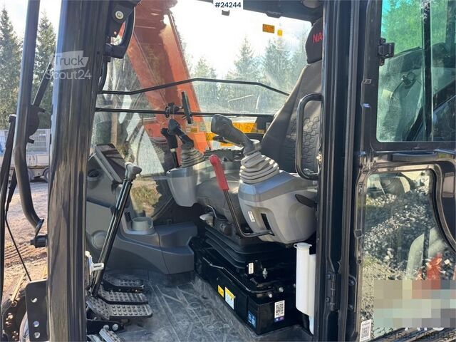 Vikšrinis ekskavatorius Hitachi ZX95US-7 Excavator w/ Rototilt w/ grab – 2 buckets