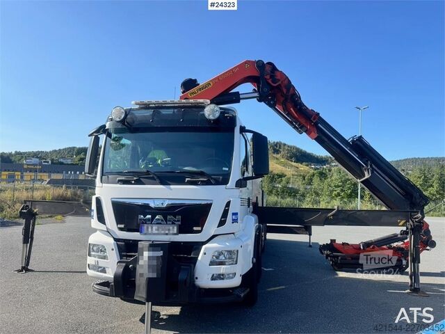 Kranbil MAN TGS 35.480 8x2 Truck with 65 tm Palfinger Crane, J