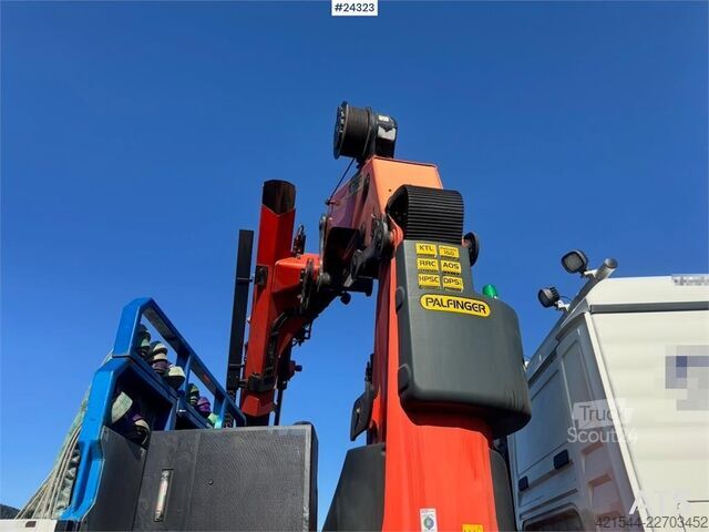 Autokrāna kravas automašīna MAN TGS 35.480 8x2 Truck with 65 tm Palfinger Crane, J