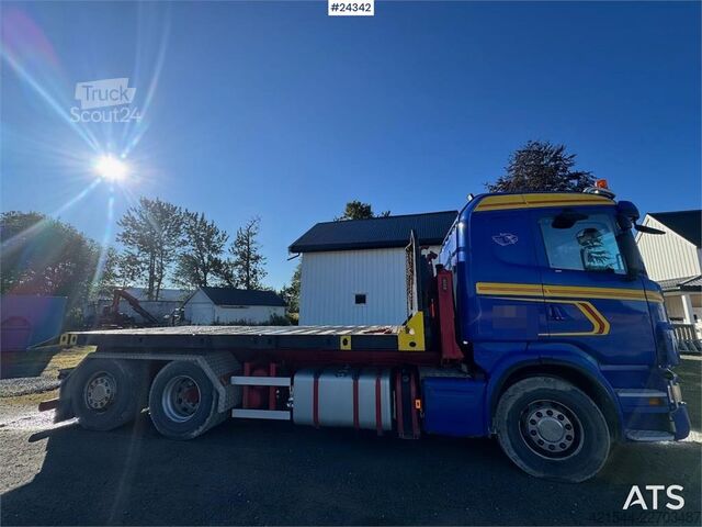Haakarmsysteem Scania R560 6x2 Hooklift Truck – Crane Hydraulics – Flatb