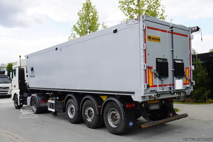 Trekker met kipper oplegger MAN TGX 18.470 4x4H tractor unit / Wielton