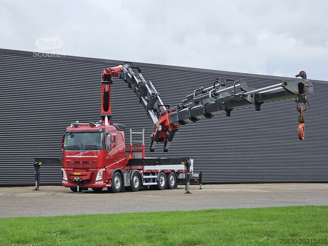 Plataforma de carga Volvo FH 540 8x2/6 / PALFINGER 65 t/m CRANE + JIB