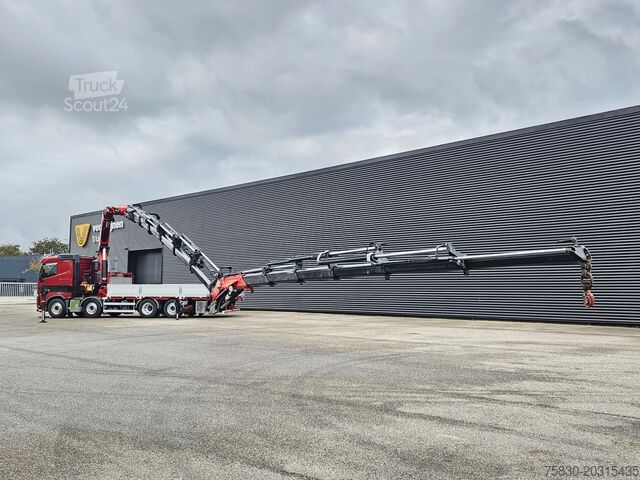 Plataforma de carga Volvo FH 540 8x2/6 / PALFINGER 65 t/m CRANE + JIB