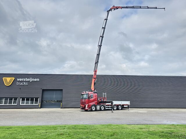 Plataforma de carga Volvo FH 540 8x2/6 / PALFINGER 65 t/m CRANE + JIB