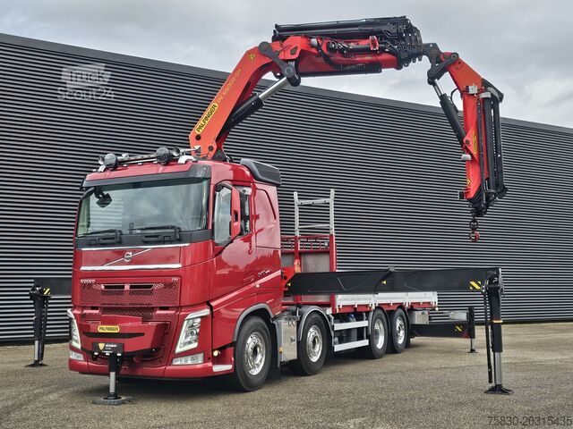 Plataforma de carga Volvo FH 540 8x2/6 / PALFINGER 65 t/m CRANE + JIB