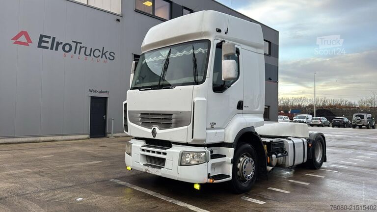 Standaard trekker Renault Premium 450 (BOITE MANUELLE / MANUAL GEARBOX)