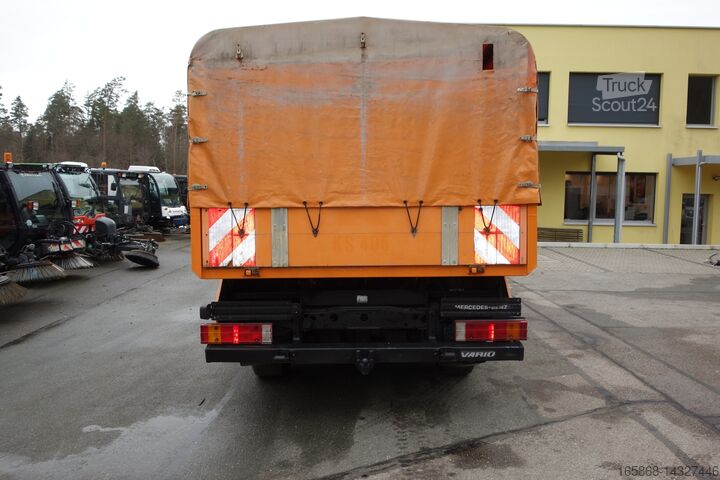 Nákladné auto so sklápačom Mercedes-Benz 614D Vario Kipper DOKA  Winterdienst