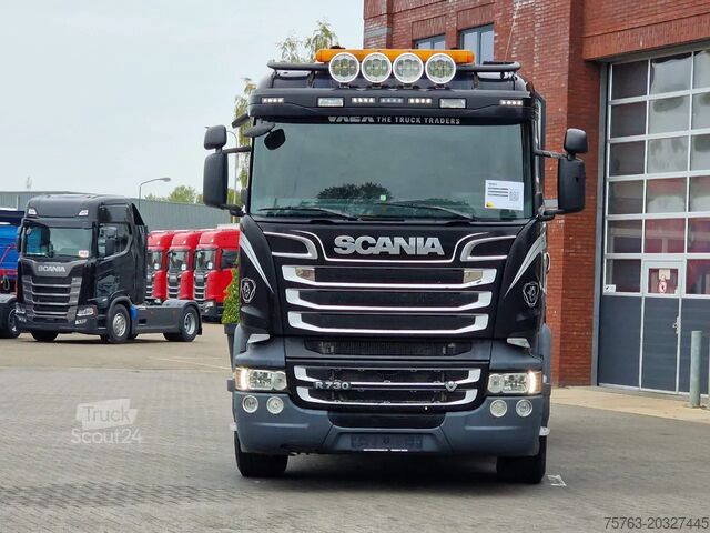 Koffer Scania R730 6x2 Steel / air, Retarder,  4500 wheelbase...