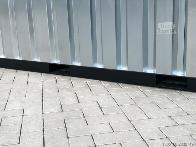 Námorný kontajner Elipo Schnellbaucontainer Baucontainer Lagercontainer 2m x 2m mit Doppeltür NEU