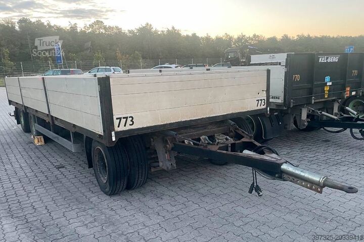 Container transportation Kel-Berg Open trailer / Offener Anhänger / Åben anhænger