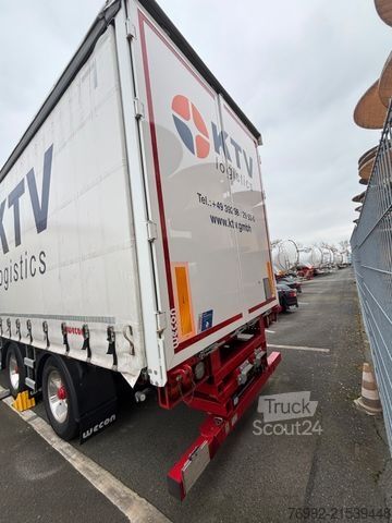 Remorque ouverte avec bâche WECON Tandem Anhänger Plane APZ 218