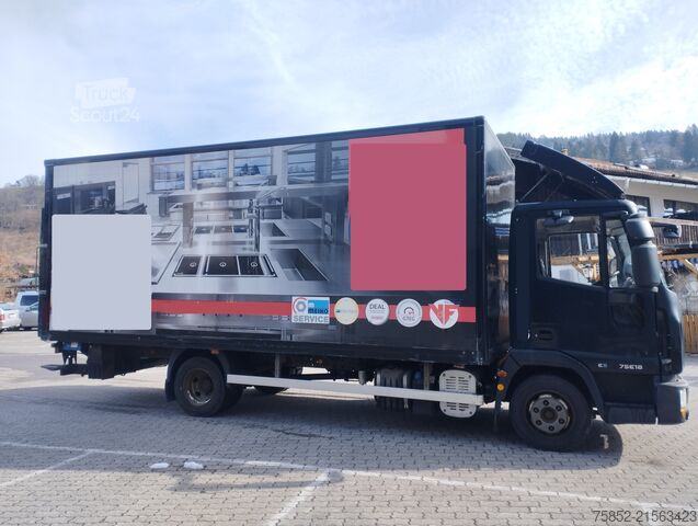 Autocamion cu caroserie tip cutie Iveco ML 75E18 EUROCARGO Koffer Ladebordwand