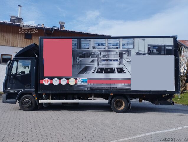 Autocamion cu caroserie tip cutie Iveco ML 75E18 EUROCARGO Koffer Ladebordwand