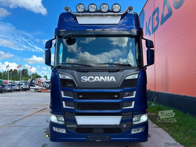 Važiuoklės kabina Scania R 650 6x4 RETARDER / PLATFORM L=6851 mm