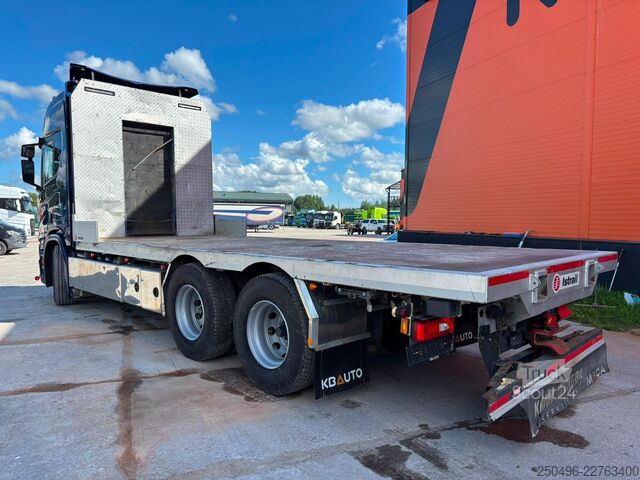 Važiuoklės kabina Scania R 650 6x4 RETARDER / PLATFORM L=6851 mm